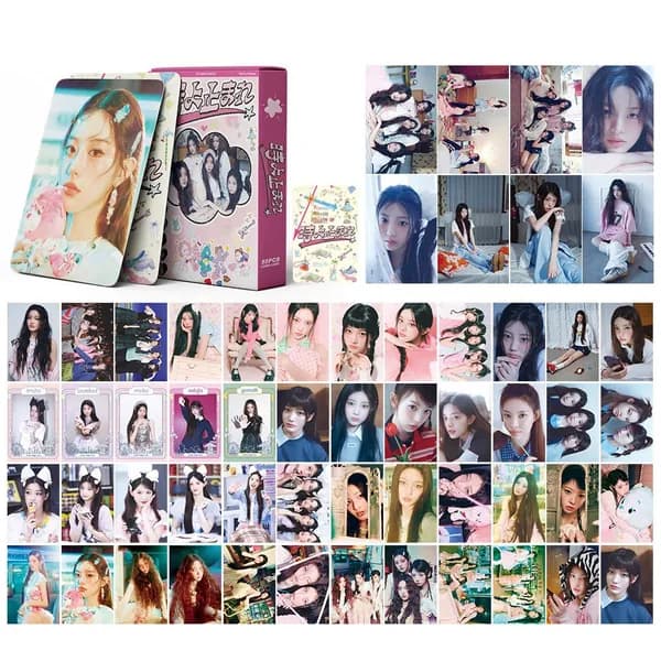 Карточки ILLIT LOMO, 55 шт., K-POP альбом Toki Yo Tomare, первый японский сингл, фотокарточки, мировой тур 2025 года, коллекционные постеры, почтовая открытка