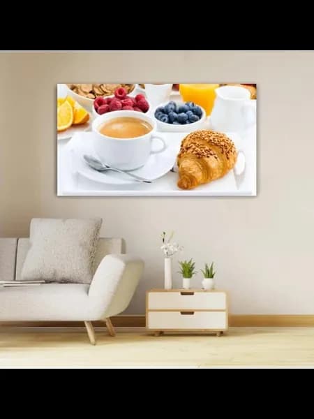 Картина на холсте, 40x60, Ягоды fresh berries мюсли