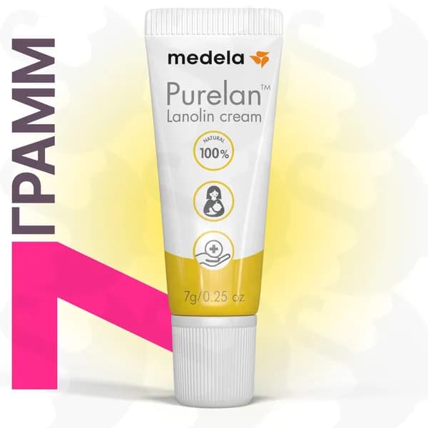 Крем Medela Purelan 7 грамм Медела Пурелан Ланолиновый крем для сосков