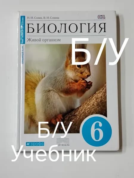 Учебник биология 6 класс