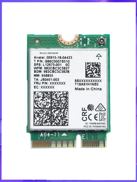 Беспроводной Адаптер Для 9461NGW WiFi Card AC 9461 2.4G/5G Dual Band 802.11AC M2 Key E CNVI Bluetooth 5.0