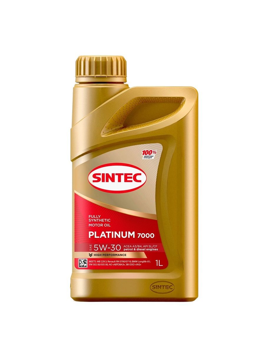 SINTEC Platinum 5W-30 Масло моторное, Синтетическое, 1 л