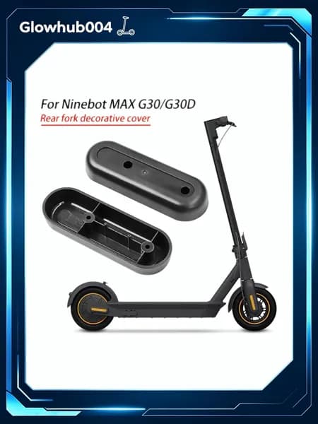 Защитное покрытие задней вилки для Ninebot Max, ABS, Black Yellow Red, 40g, 10x3см