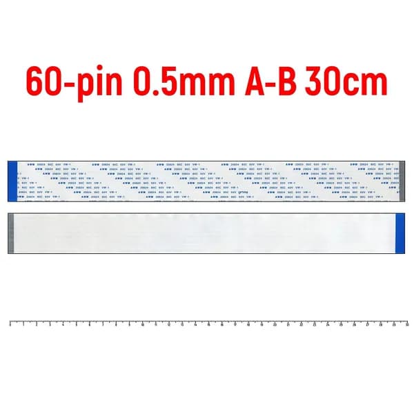 FFC Шлейф 60-pin Шаг 0.5mm Длина 30cm Обратный A-B