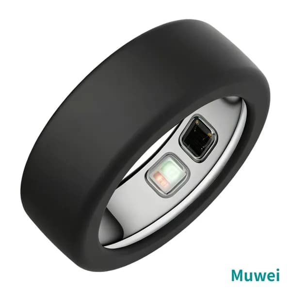 Чехол для кольца Oura Ring 5 из силикона, чёрный, размер S (6 9)