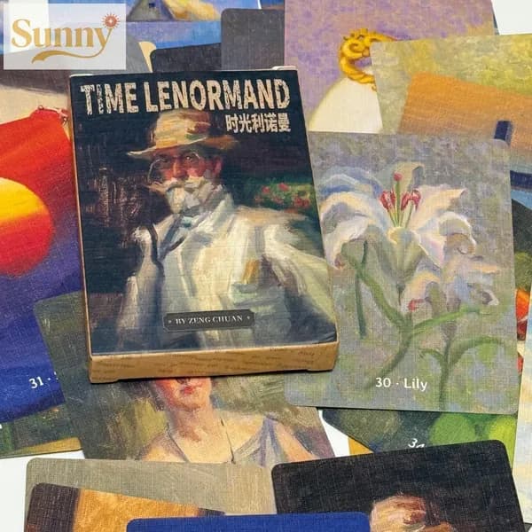Временная колода оракула Ленорман,Time Lenormand Oracle Deck