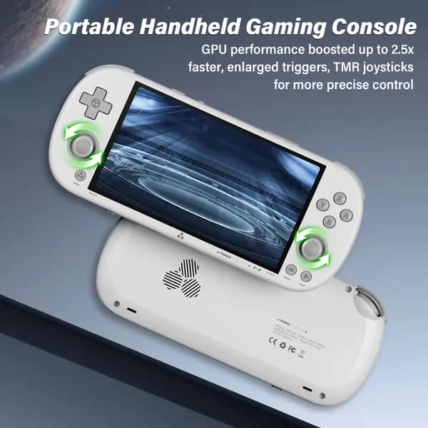Умная портативная игровая консоль Trimui Smart Pro S с открытым исходным кодом, 4,96-дюймовый IPS-экран с разрешением 1280 720, аккумулятор 5000 мА ч