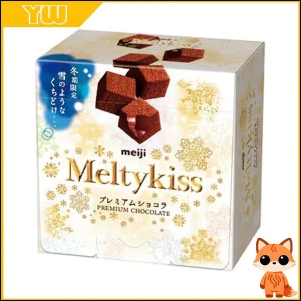 Японская версия шоколада Meiji Snow Kiss Milk Strawberry Matcha Heart, около 13 штук
