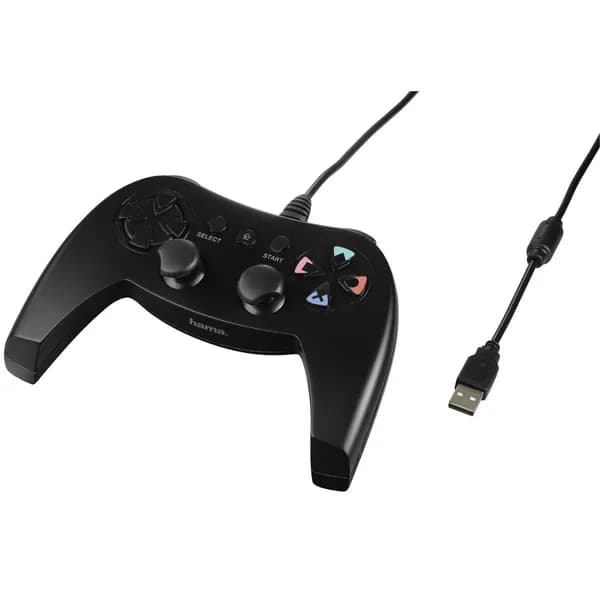 Джойстик геймпад контроллер USB Hama Combat Bow для PS3 аналоговый 17 кнопок черный H-115410