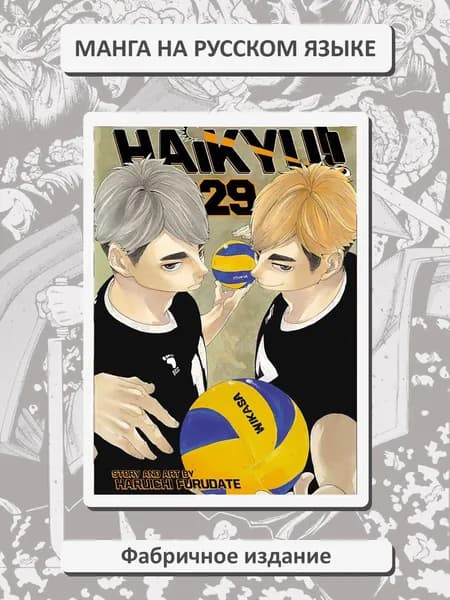 Вол-бол!! 29 том. Манга на русском языке. Фабричное издание!