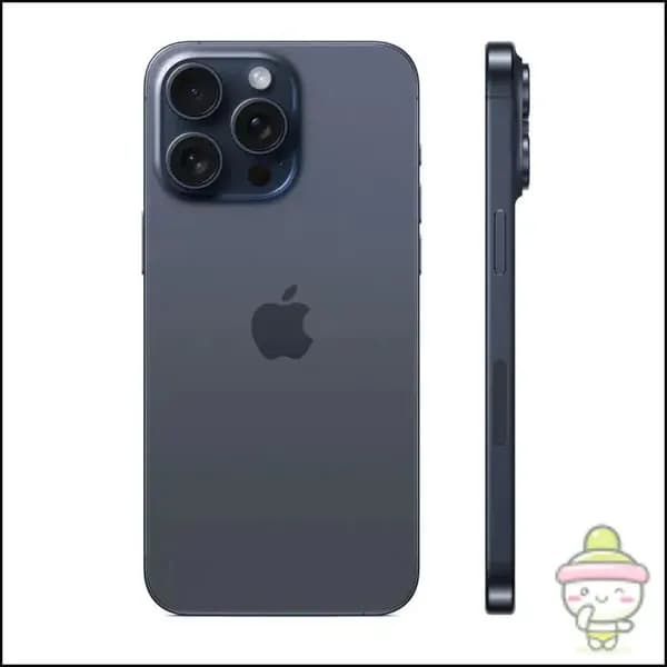 Муляж iPhone 15 Pro Blue Titanium / Макет-копия смартфона Айфон 15 Про синий титан / Образец для витрины Apple iPhone 15 Pro синий титан