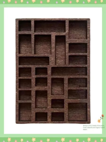 Миниатюрный Деревянный Лоток Для Хранения Ювелирных Изделий, Колец И Сережек, Миниатюрная Полка Безделушек