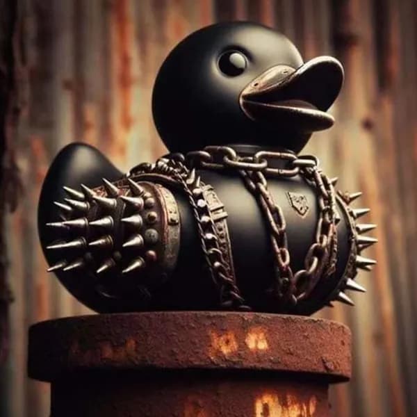 Фигурка утки, Модель утки серии Duckieville Duck 8*6*7,5 см
