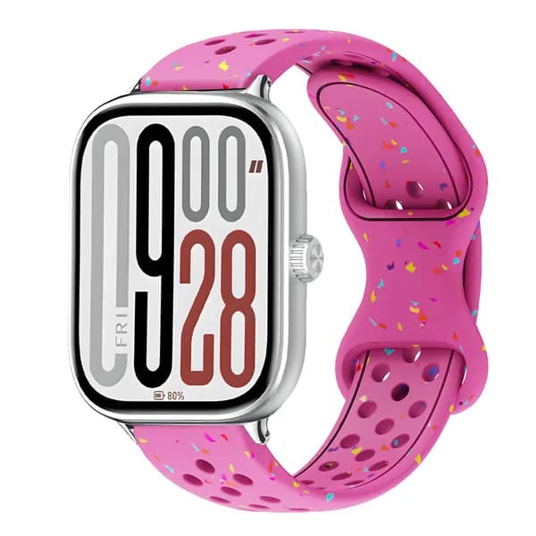 Силиконовый ремешок для Xiaomi MiBand 9Pro/8Pro, Удобный спортивный ремешок для Redmi Watch 5/4, экологические гранулы