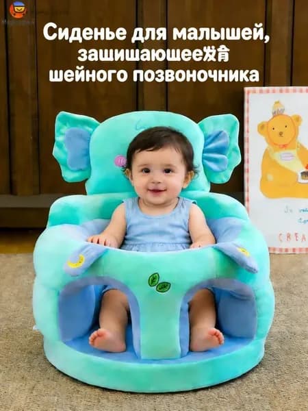 Прямой диван, механизм Нераскладной, 50х33х35 см,лазурный