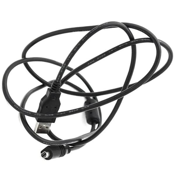 Кабель USB "VMC-15FS" для камер SONY SR7E, SR8E, SR10E / полукруглый 10P, чёрный.
