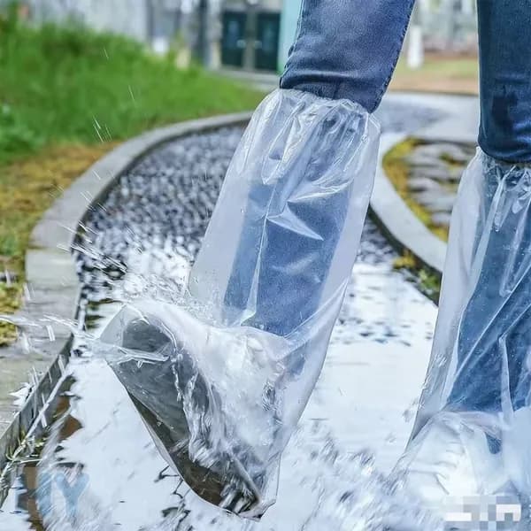 Сапоги резиновые Водонепроницаемые и износостойкие латексные дождевики для обуви