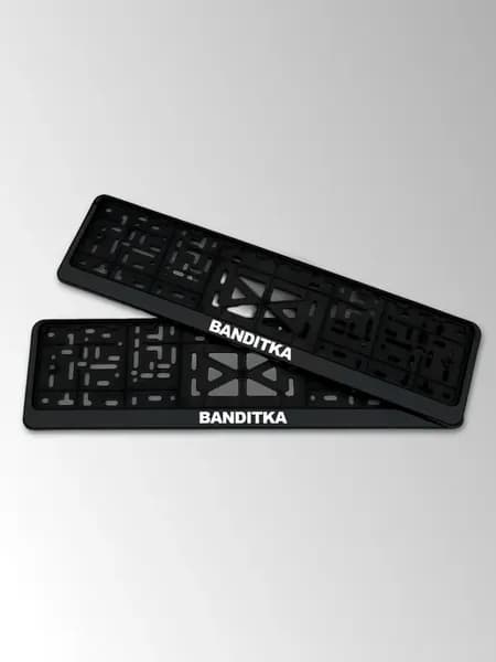 Рамка номерного знака с надписью BANDITKA