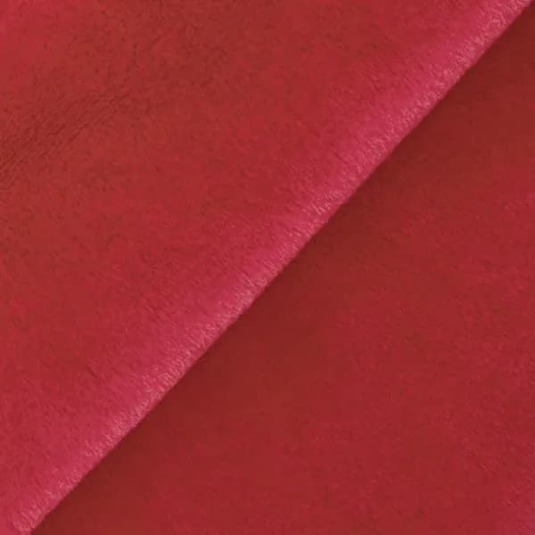 Ткань для игрушек плюш 48x48см бордовый/burgundy PEPPY PEV 27