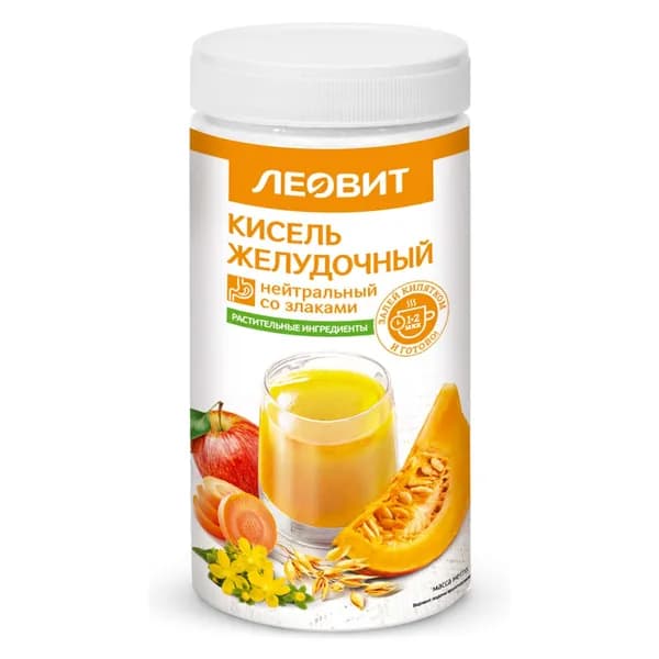 Кисель желудочный нейтральный Леовит банка 400г