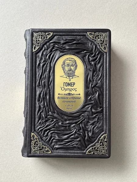 Илиада. Одиссея. Гомер (подарочная кожаная книга)
