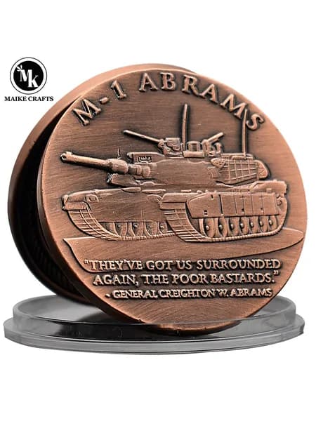 Коллекция монет американского танка M1