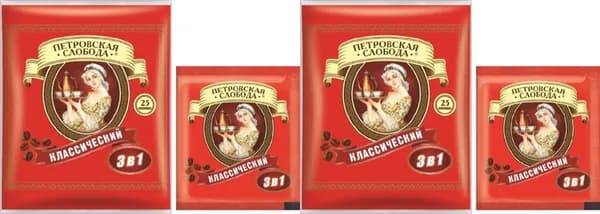 Петровская Слобода Кофейный напиток 3в1, 20 г х 25 пак., 2 уп.