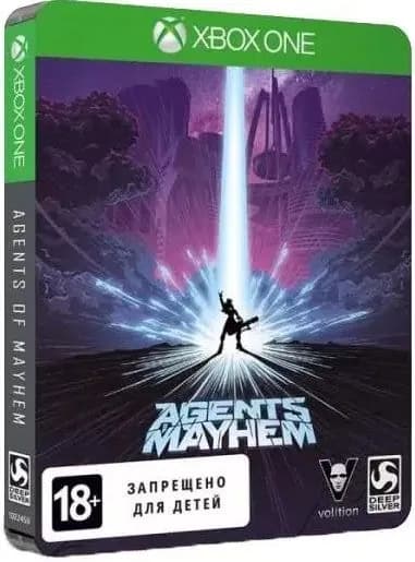 Игра Agents Mayhem SteelBook Edition для Xbox One, русские субтитры