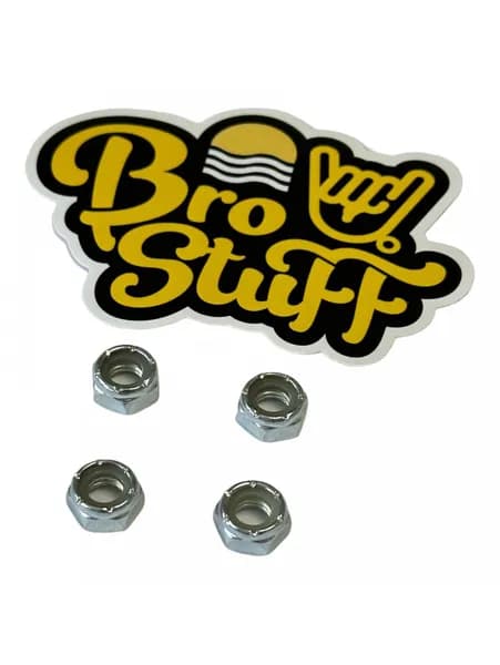 Гайки на ось для подвесок скейтборда BroStuff