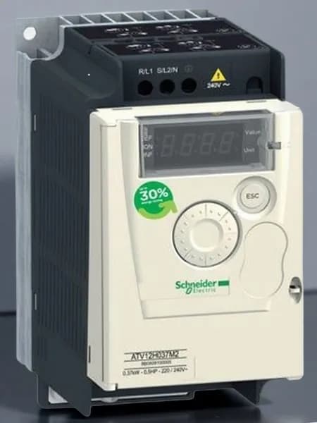 ATV12H037F1 Преобразователь частоты ATV12 0.37кВт 120В 1ф