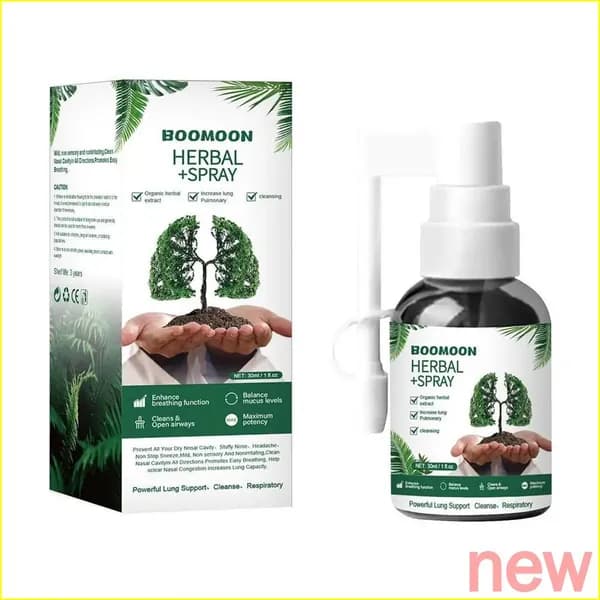 30 мл Herbal Lung Cleanse Mist, мощная эссенция для ухода за легкими, снимает заложенность носа и насморк yuki006