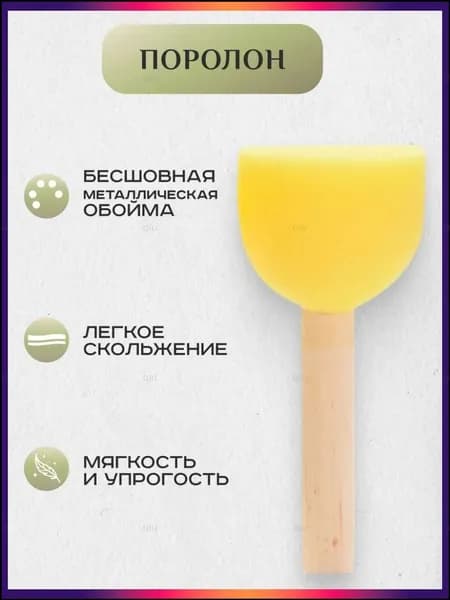 Набор кистей для рисования Круглая, 4 шт.