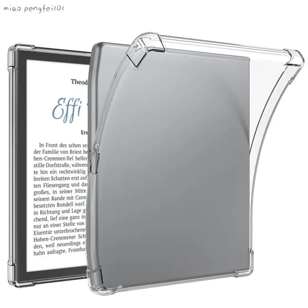 BOZHUORUI Прозрачный чехол для 7-дюймового Pocketbook 700 Era/Pocketbook Era Color e-Reader - Легкая ультратонкая прозрачная силиконовая гибкая мягкая задняя крышка