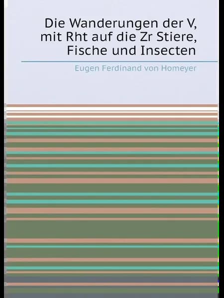 Die Wanderungen der V, mit Rht auf die Zr Stiere, Fi