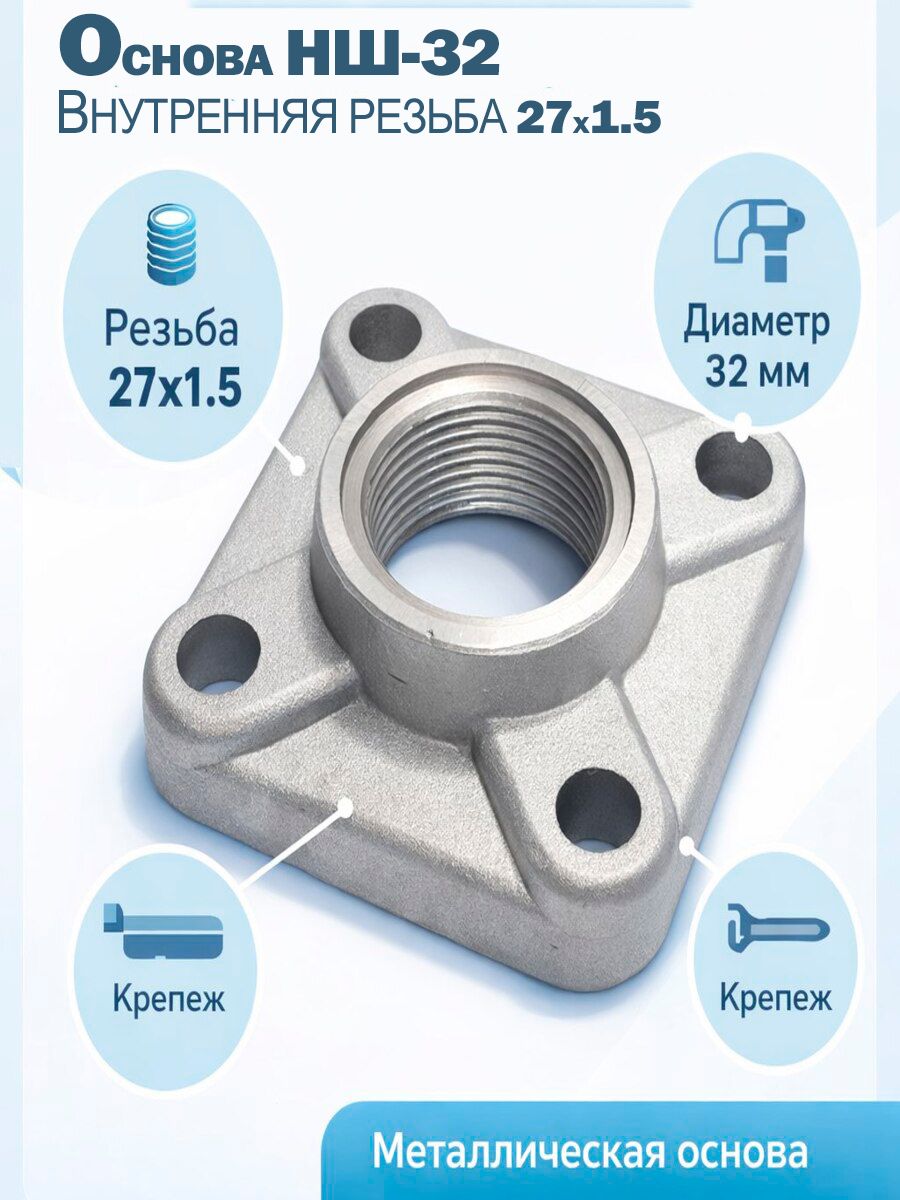 Фланец НШ 32 Основа с внутренней резьбой