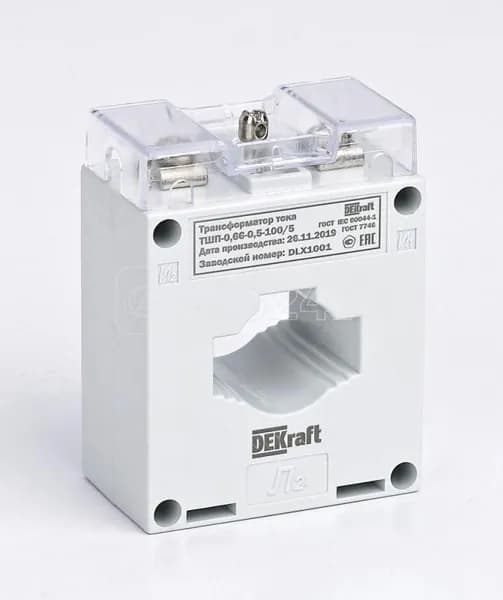 50137DEK трансформатор тока ТШП-0,66 0,5 250/5 5ВА DeKraft.