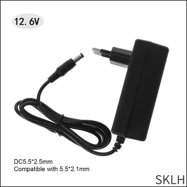 (1шт) зарядное устройство для литиевой батареи 12.6V2A-европейский стандарт