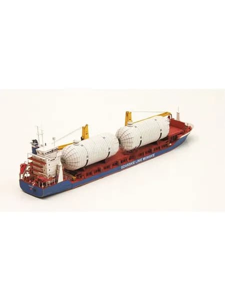 Бумажная модель грузового судна сборная модель в масштабе 1:400, DIY набор для творчества