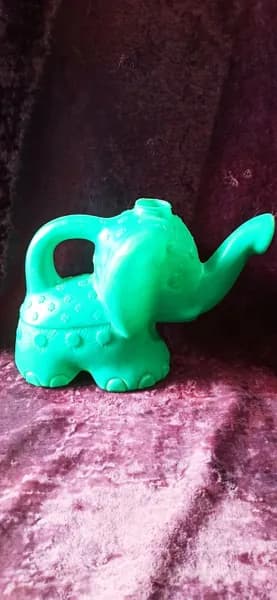 Винтажная игрушка лейка слон, 16 см