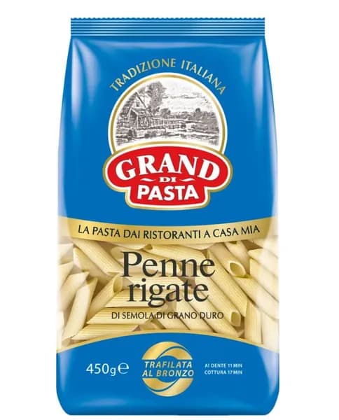 Grand Di Pasta Макаронные изделия Penne Rigate, 450 г