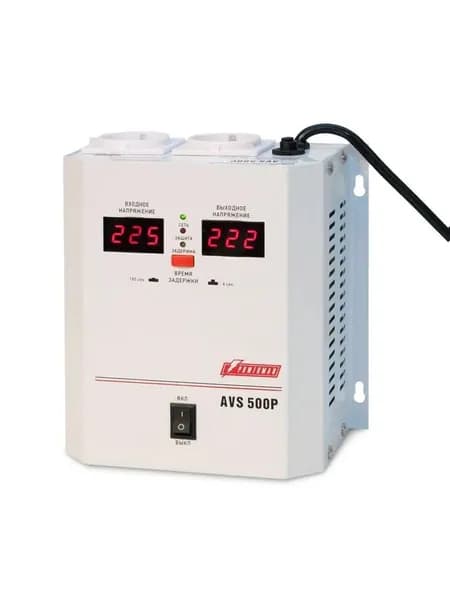 Стабилизатор напряжения POWERMAN AVS 500 P, 400 Вт, 220 В, навесной, настенный, для бытовой техники