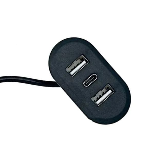 Встраиваемый USB Type C зарядный модуль для мебели