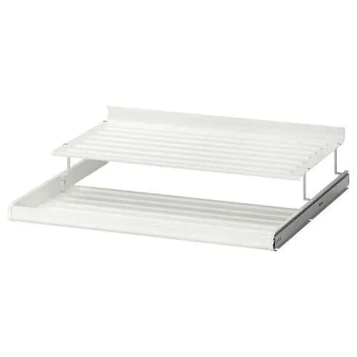 IKEA KOMPLEMENT выдвижная полка для обуви белый (30257466)