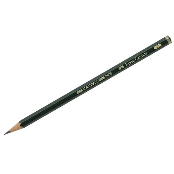 Карандаш простой Faber-Castell Castell 9000, 3H