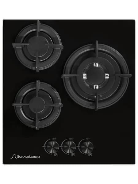 Schaub Lorenz SLK GY4718 Газовая варочная панель, 3 конфорки, черная