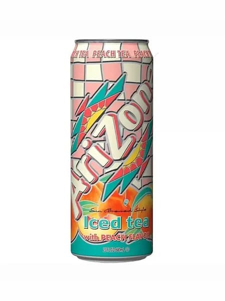 Холодный чай Аризона Peach tea (персик) 650 мл. х. 4 шт., США
