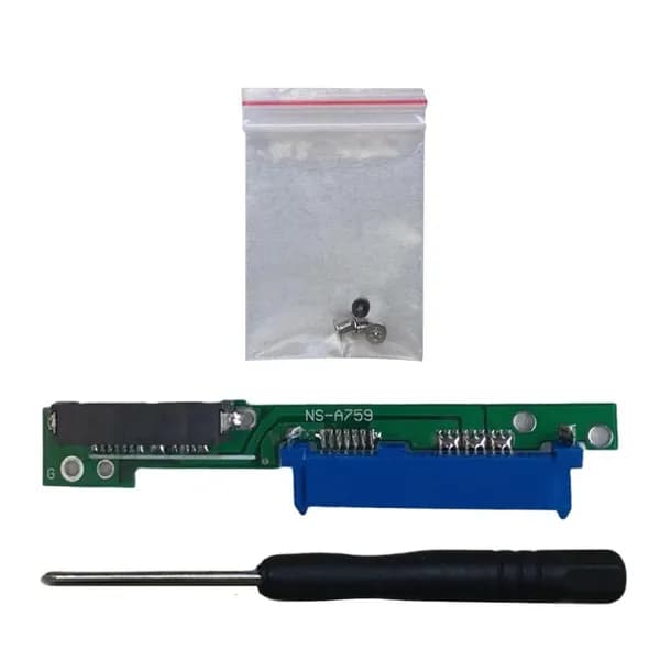 Адаптер MicroSATA 7+6 к SATA 7+15, 1pc