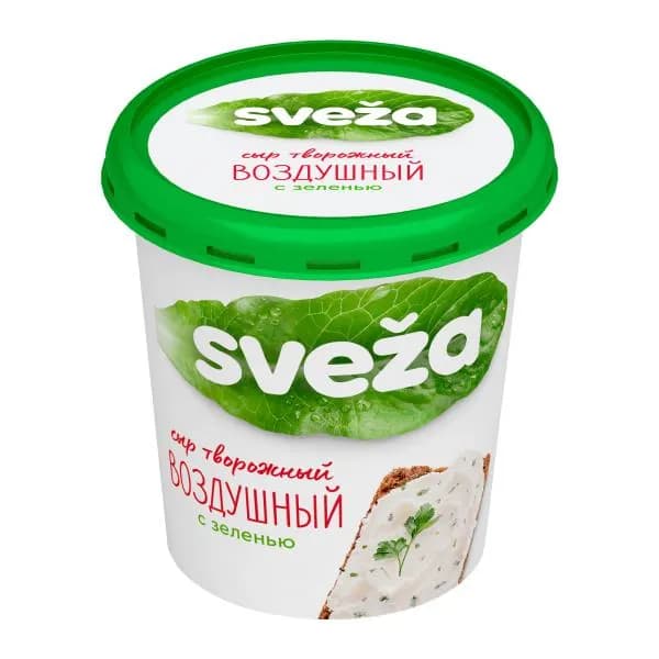 Сыр Sveza творожный с зеленью 60% 150г