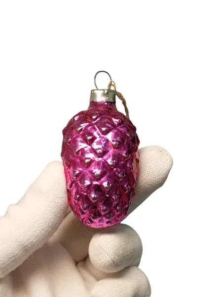 Советская ёлочная игрушка шишка,сделано в СССР.