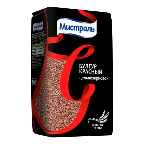 Булгур Мистраль красный цельнозерновой 500 г